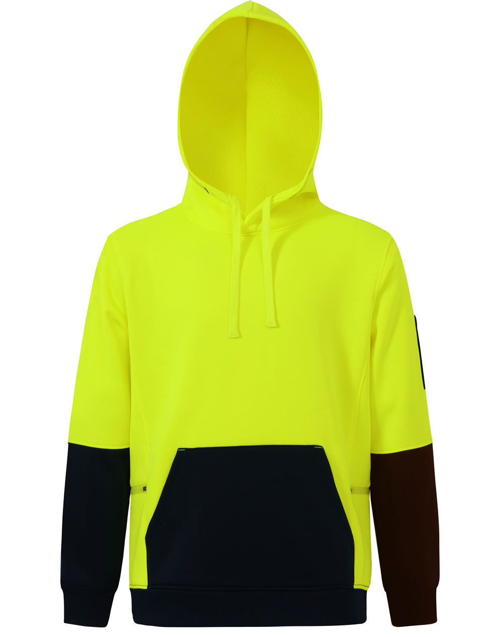 Hi-Vis Two Tone Water Resistant Fleece Hoodie - SW91