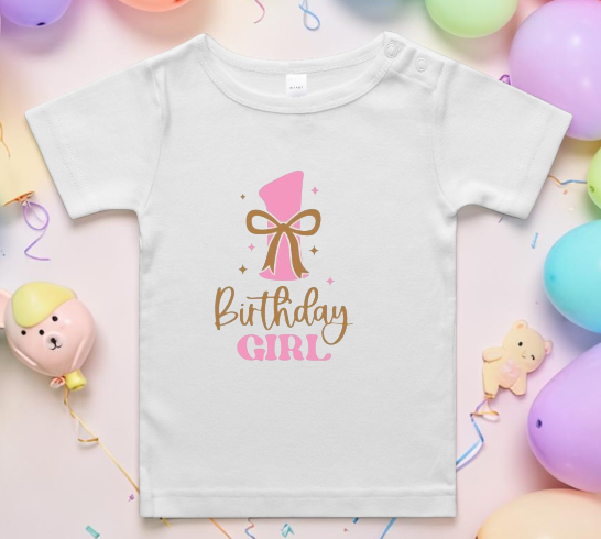 My First Birthday Bow and Ribbon Design