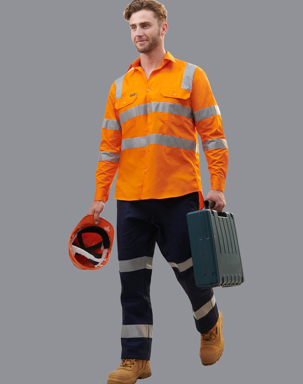 Drill pant pockets on leg with 3M Tapes - WP08HV