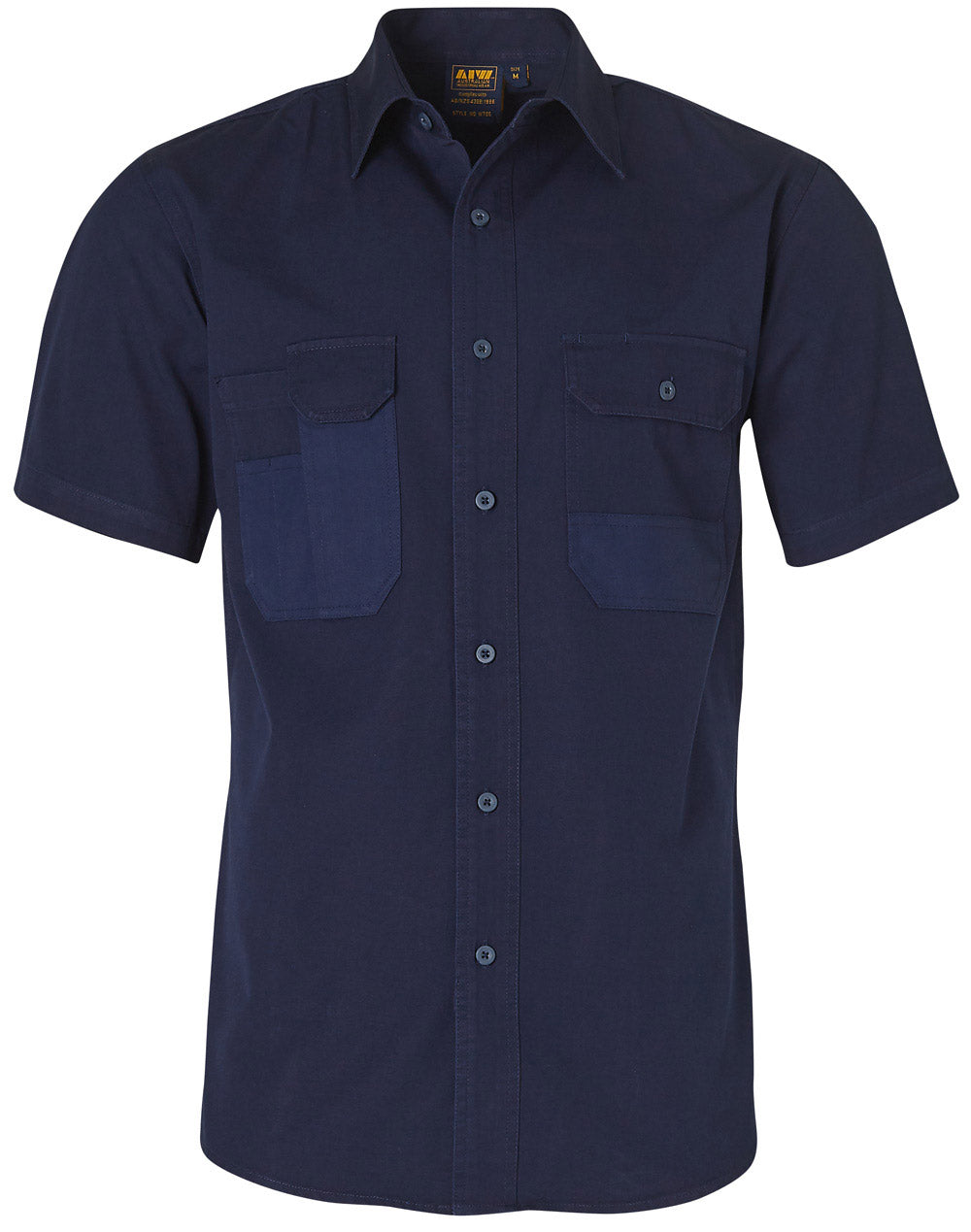 Fine Duck Weave Dura-Wear Short Sleeve Work Shirt - WT05
