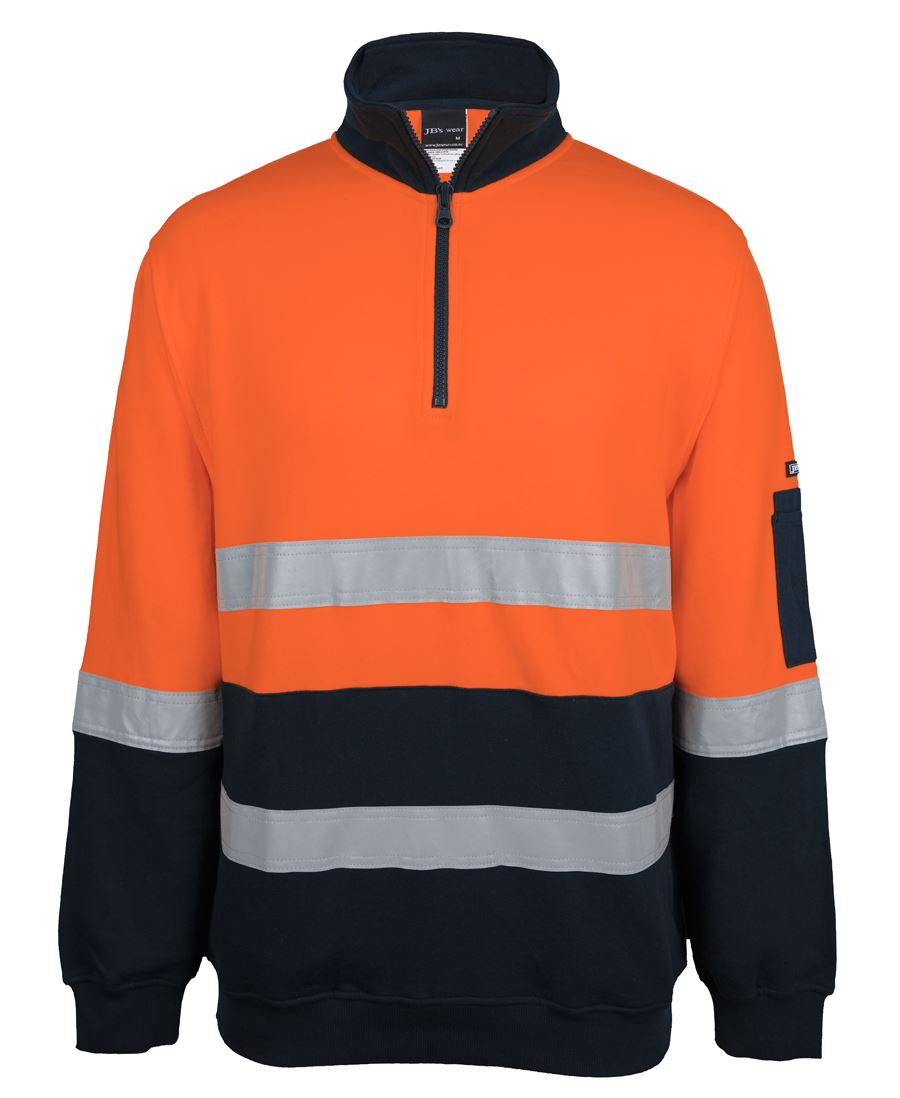 JB's HV 310 (D+N) COTTON 1/2 ZIP FLEECE