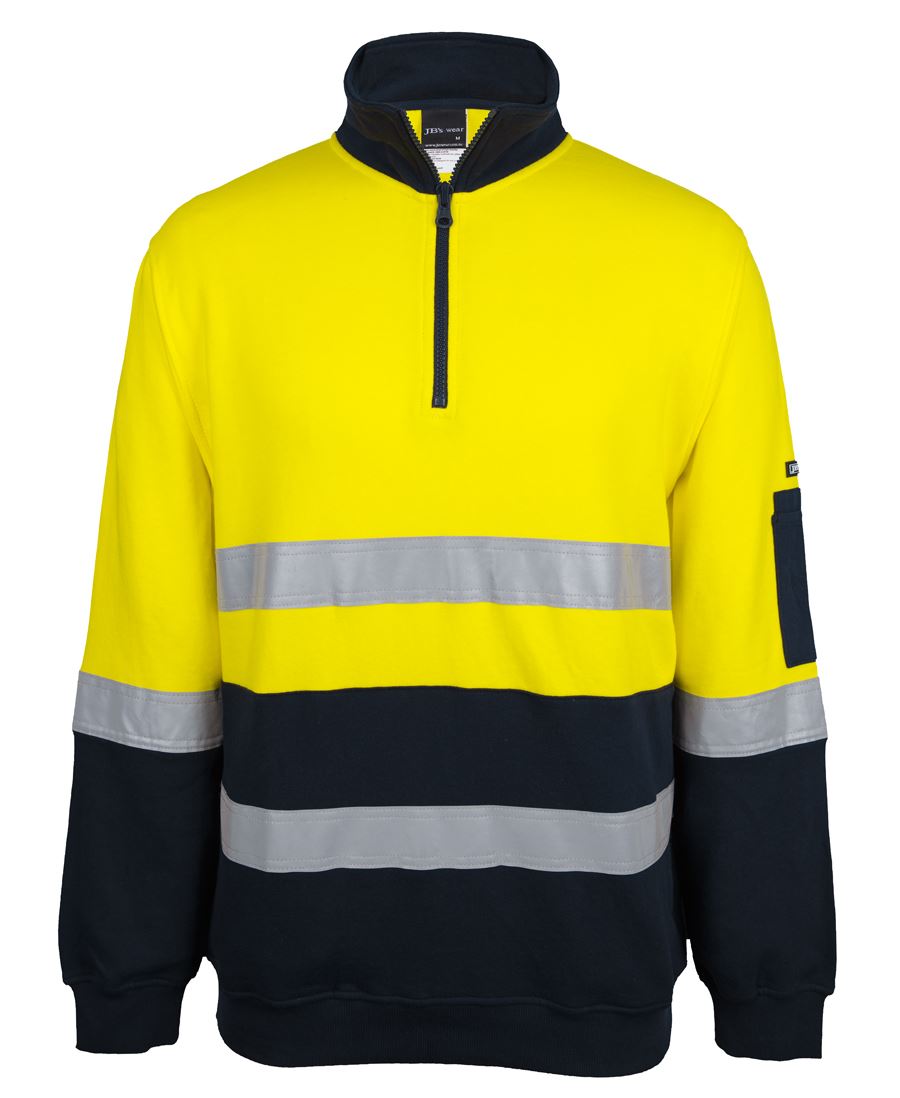 JB's HV 310 (D+N) COTTON 1/2 ZIP FLEECE