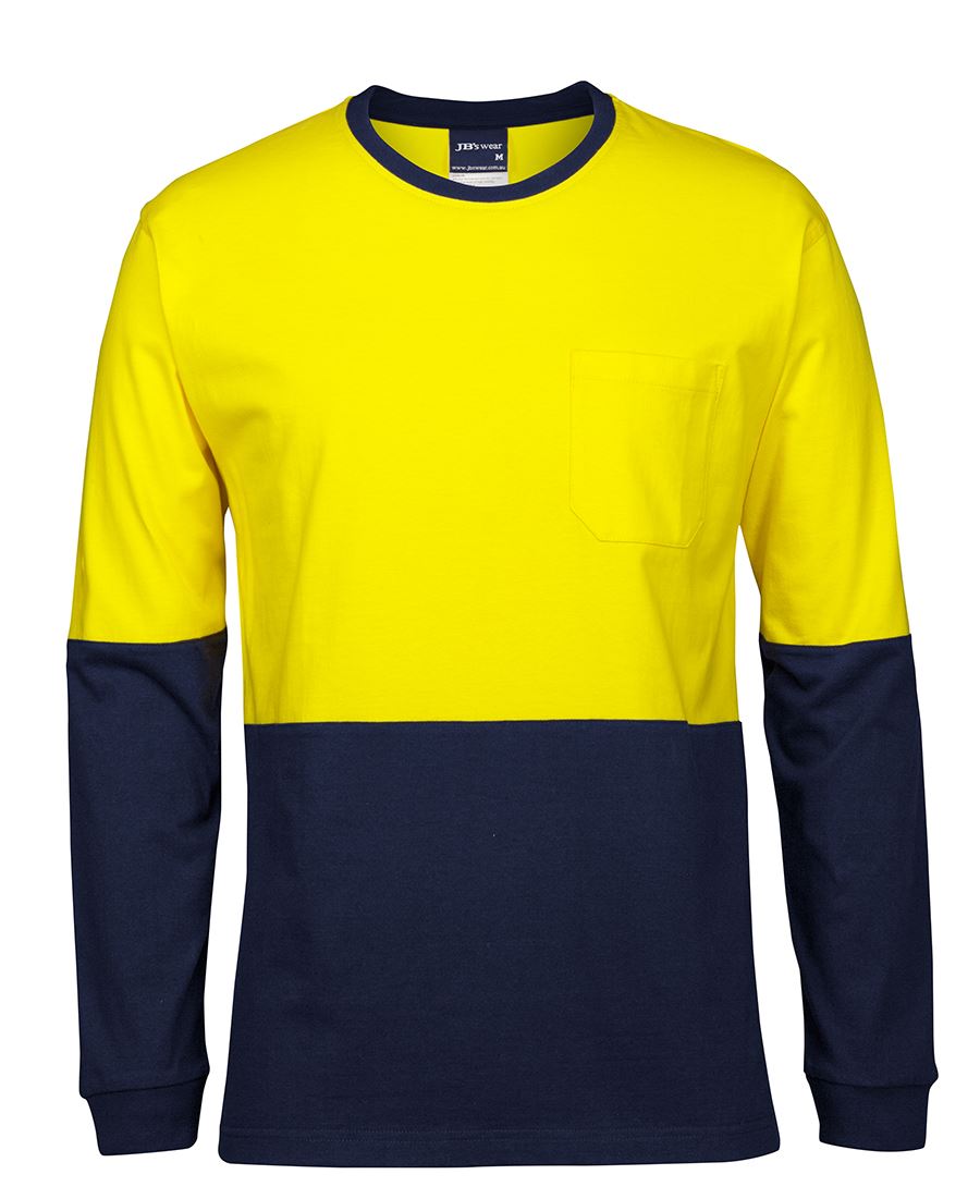 JB's HV L/S CREW NECK COTTON T-SHIRT