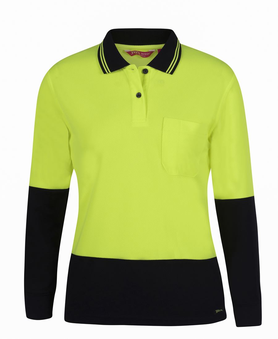 JB's LADIES HV L/S COMFORT POLO