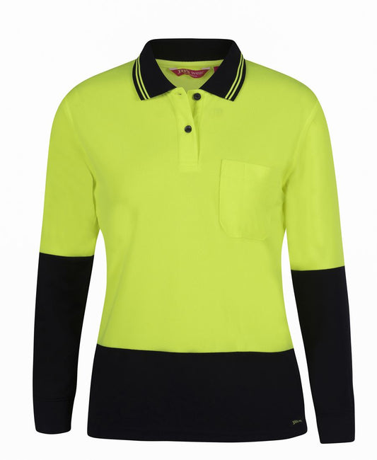 JB's LADIES HV L/S COMFORT POLO