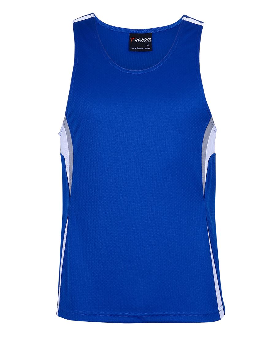 PODIUM COOL JACQUARD SINGLET - LIMITED STOCK DISCONTINUED