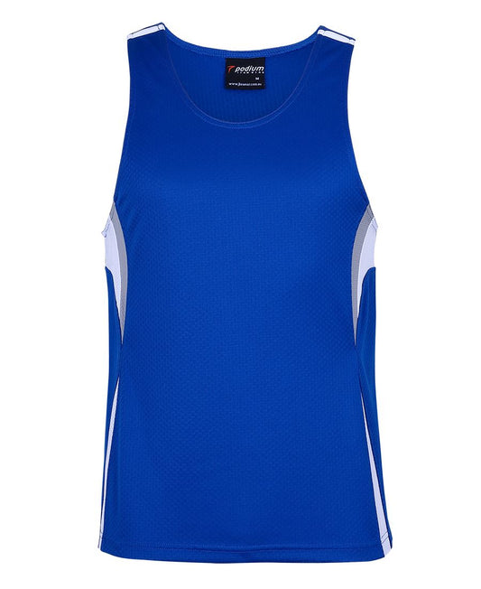 PODIUM COOL JACQUARD SINGLET - LIMITED STOCK DISCONTINUED
