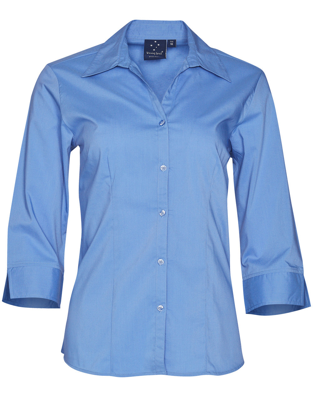 Ladies' 3/4 sleeve teflon shirt - BS07Q