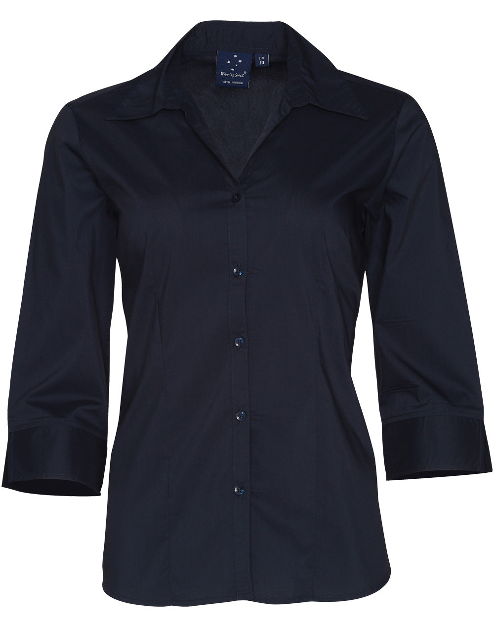 Ladies' 3/4 sleeve teflon shirt - BS07Q