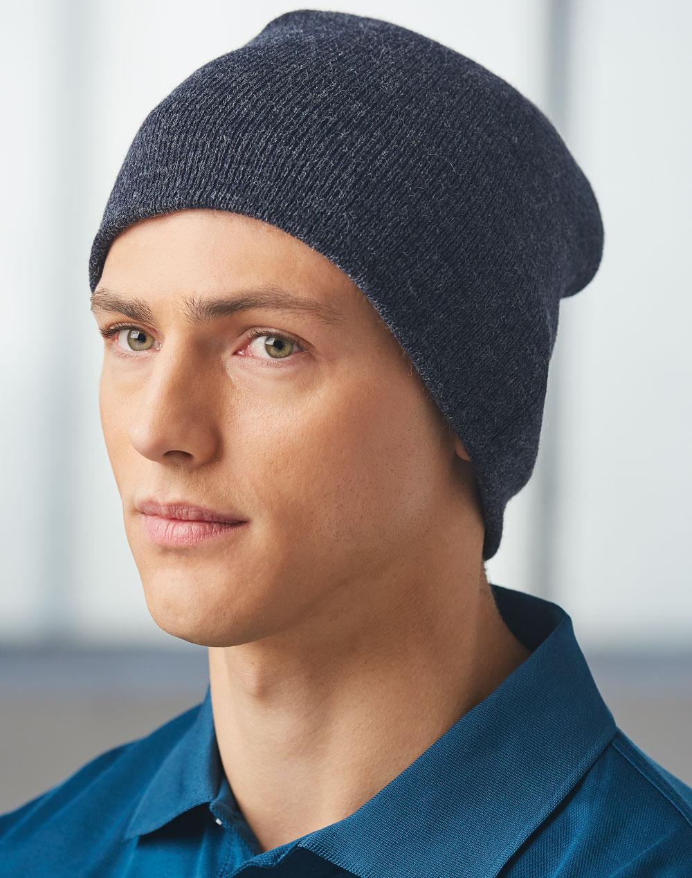 Acrylic Knitted Marl Beanie - CH22