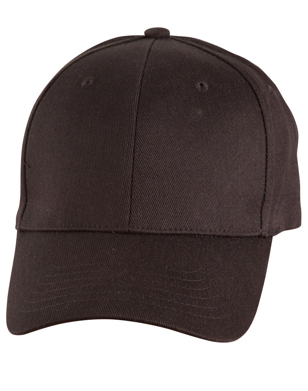 HEAVY BRUSHED COTTON FITTED CAP - CH36