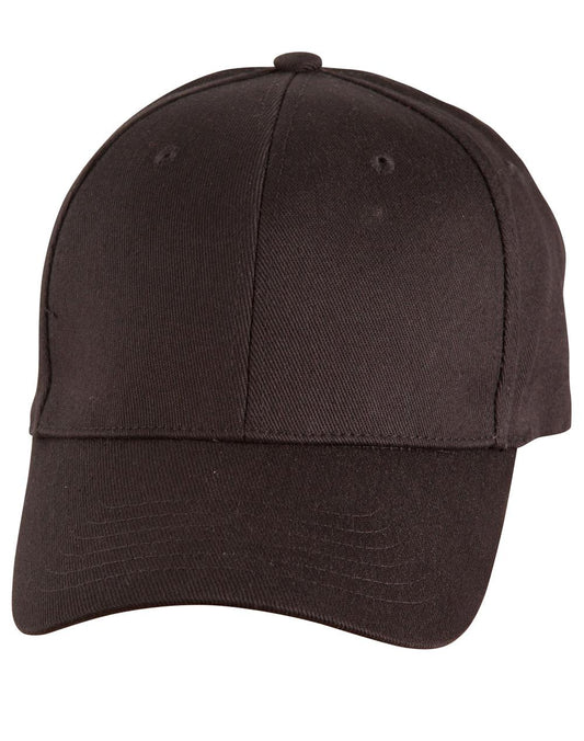 HEAVY BRUSHED COTTON FITTED CAP - CH36