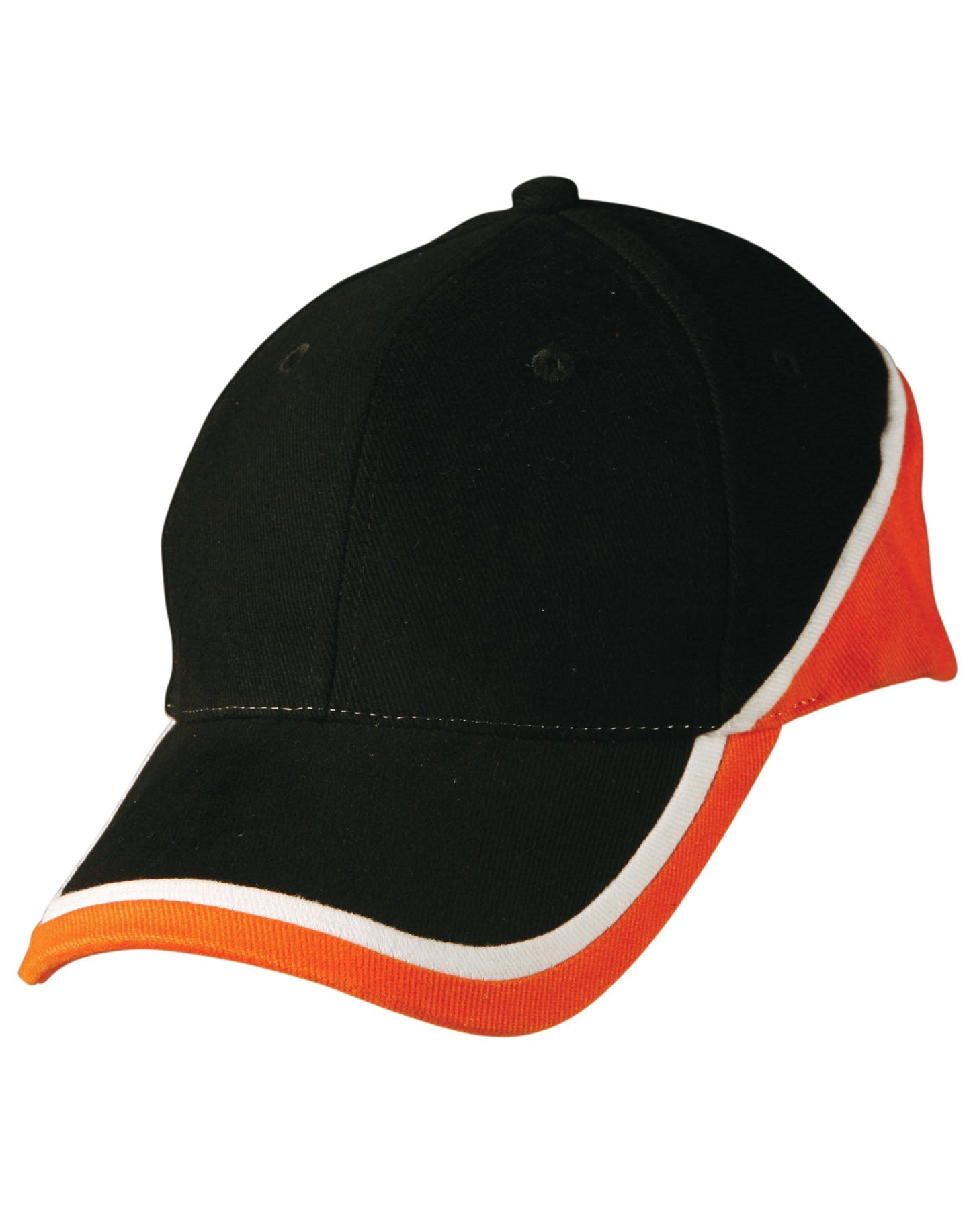 Tri-color sue heavy brushed cotton cap - CH38