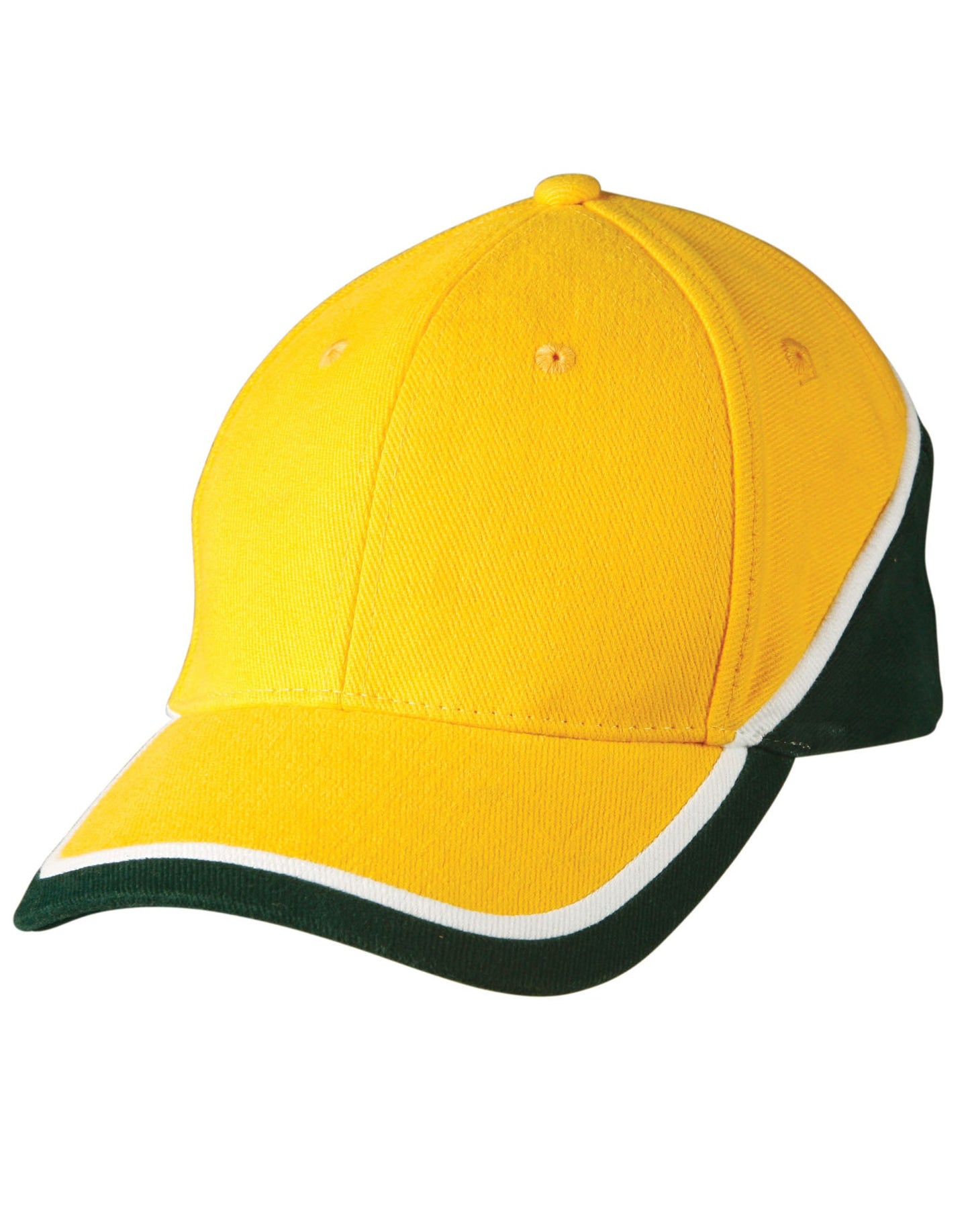 Tri-color sue heavy brushed cotton cap - CH38