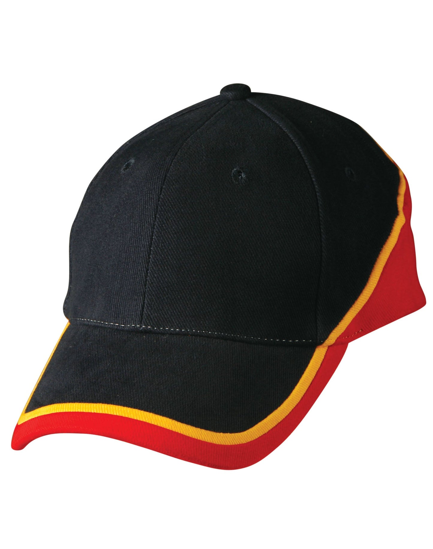 Tri-color sue heavy brushed cotton cap - CH38