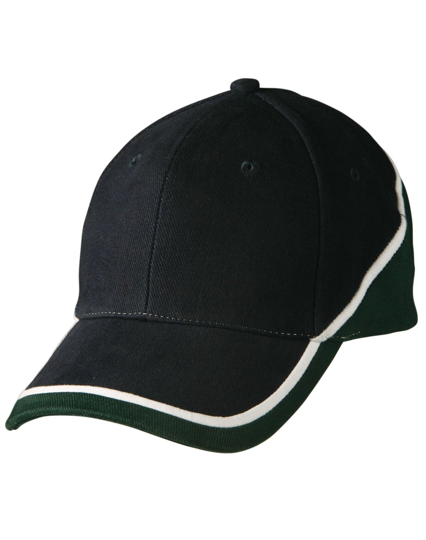 Tri-color sue heavy brushed cotton cap - CH38