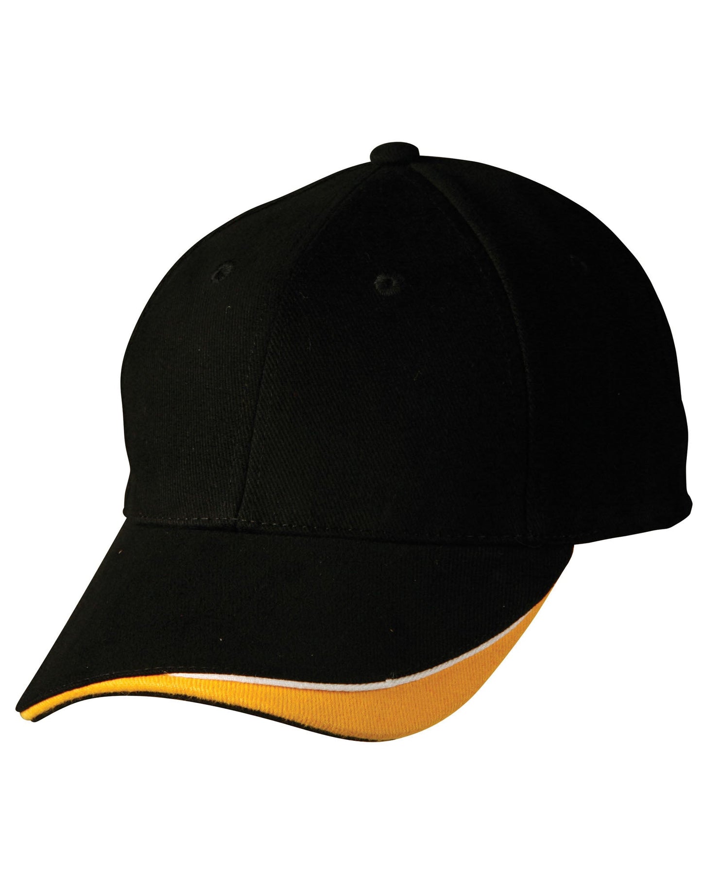 The edge, two tone heavy brushed  sandwich peak - CH68