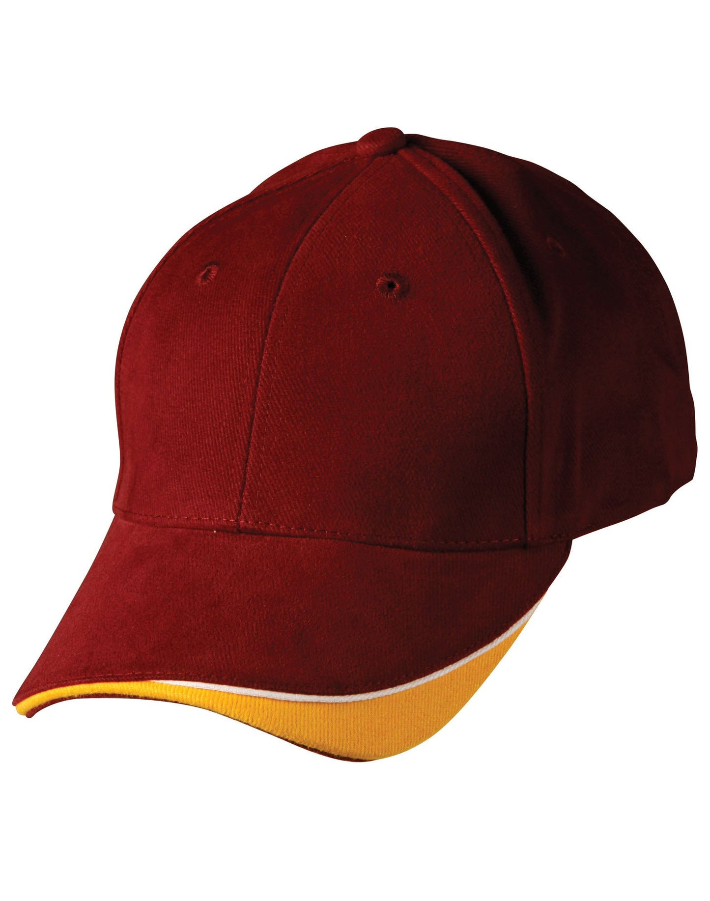 The edge, two tone heavy brushed  sandwich peak - CH68