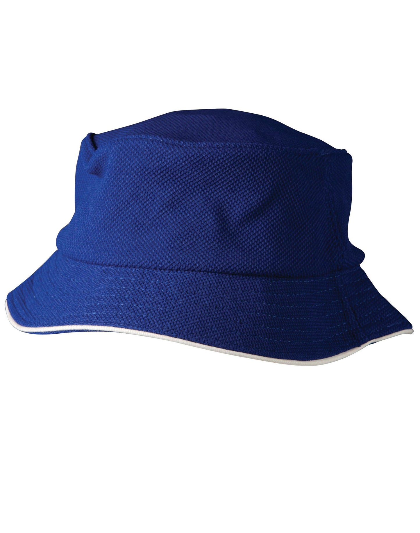 Pique mesh with sandwich trim bucket hat - CH71