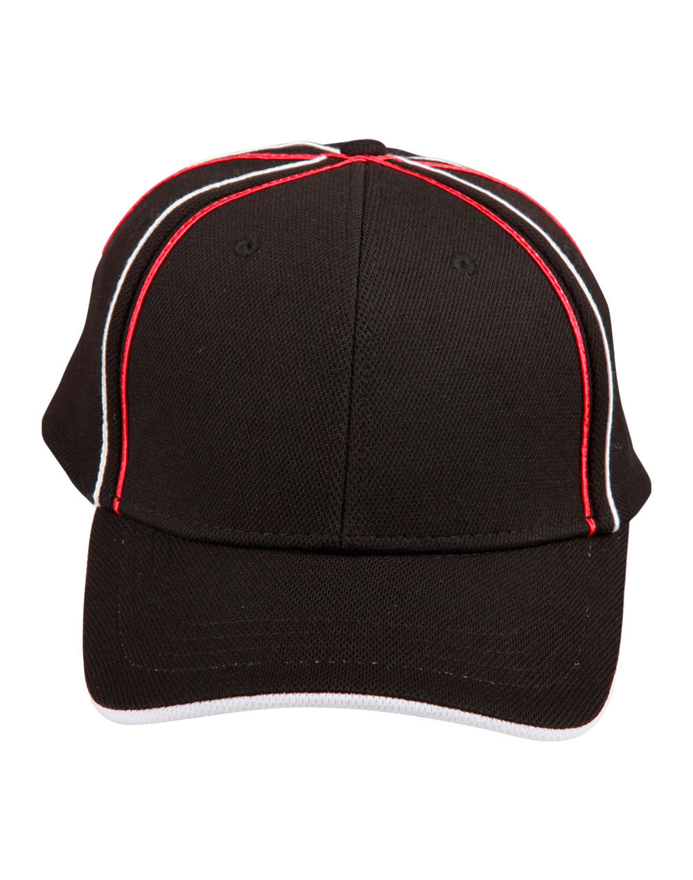 Tri-color pique mesh structured cap - CH76