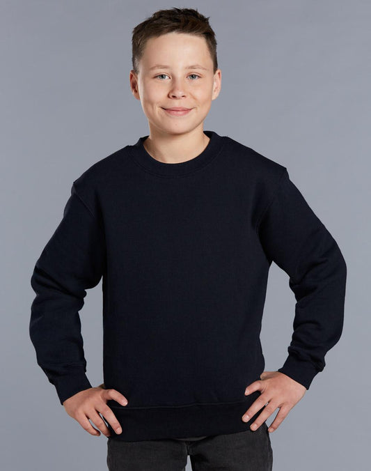 Kids Crew Neck Fleecy Sweater - FL01K