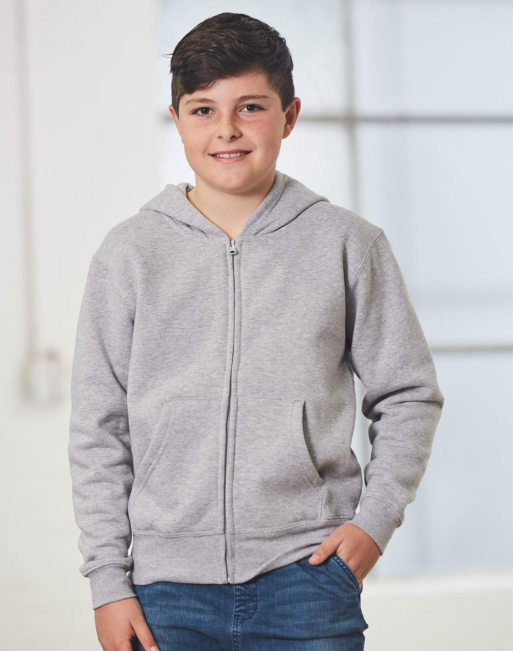 Kid's full-zip fleecy hoodie - FL03K