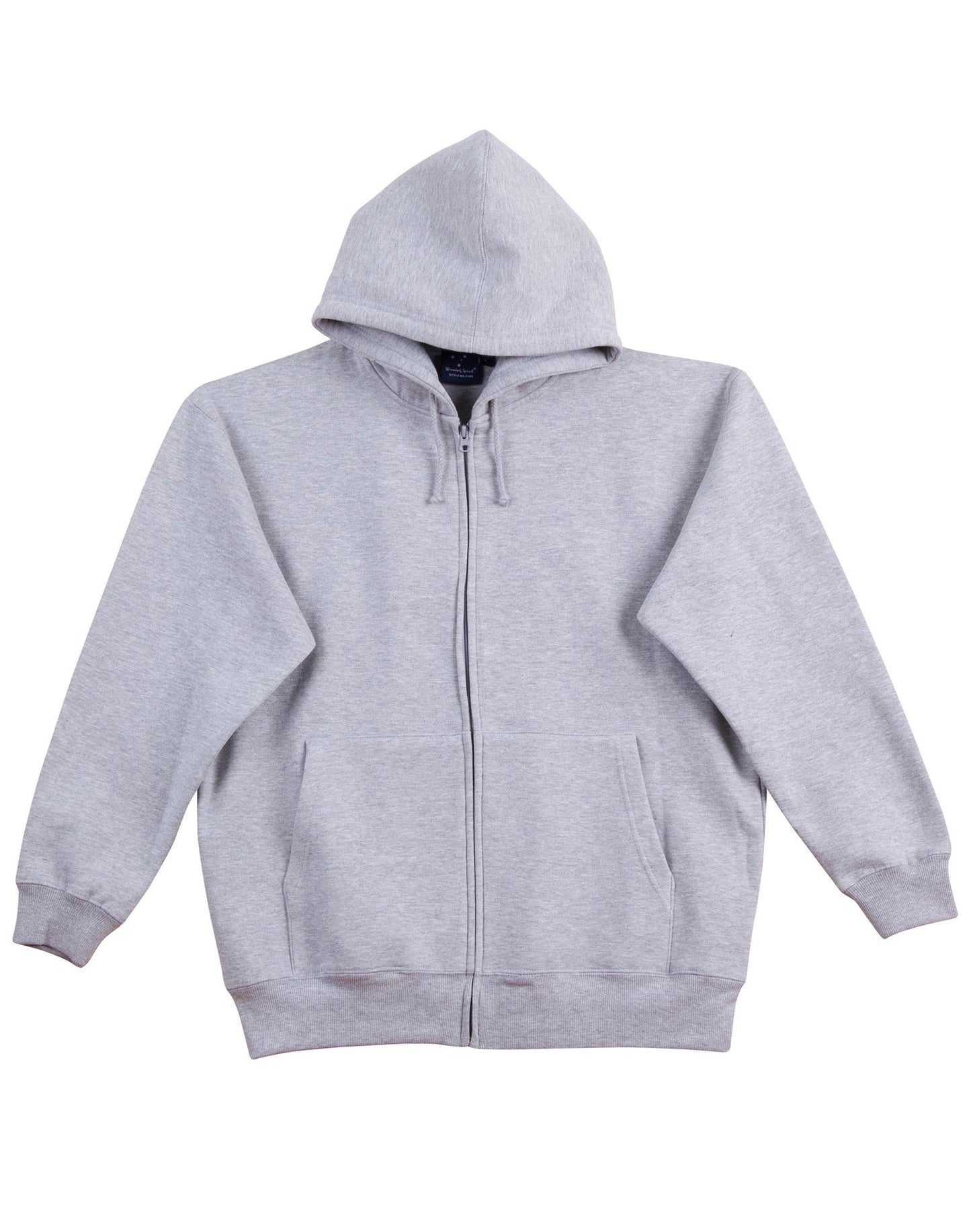 Men's full-zip fleecy hoodie - FL03