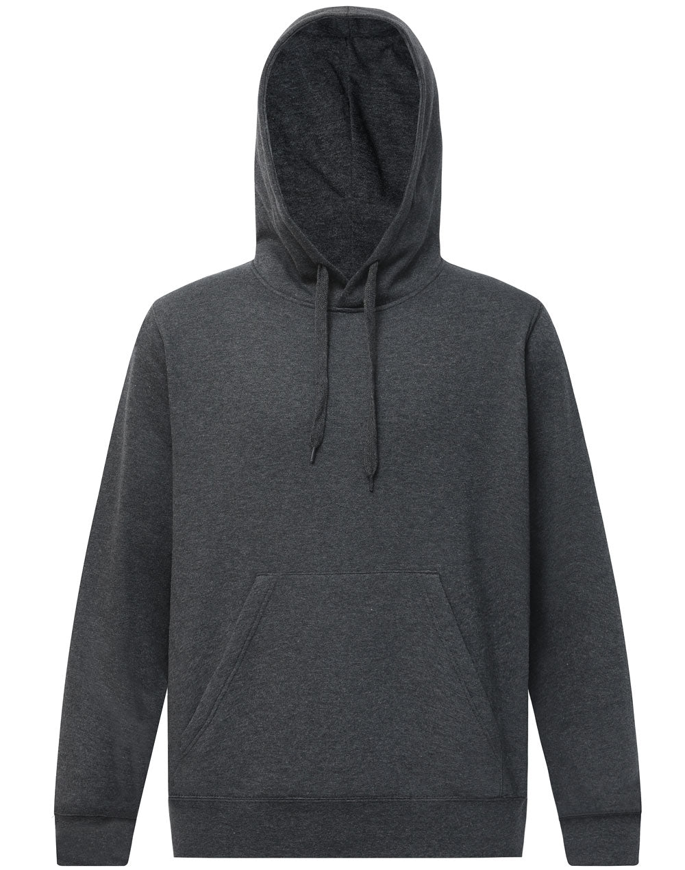 Adult's Close Front  Contrast Fleecy Hoodie - FL09