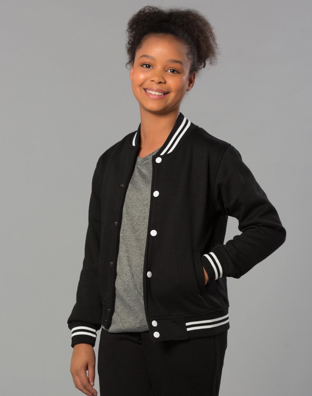 Kid's Fleece Varsity Jacket - FL11K