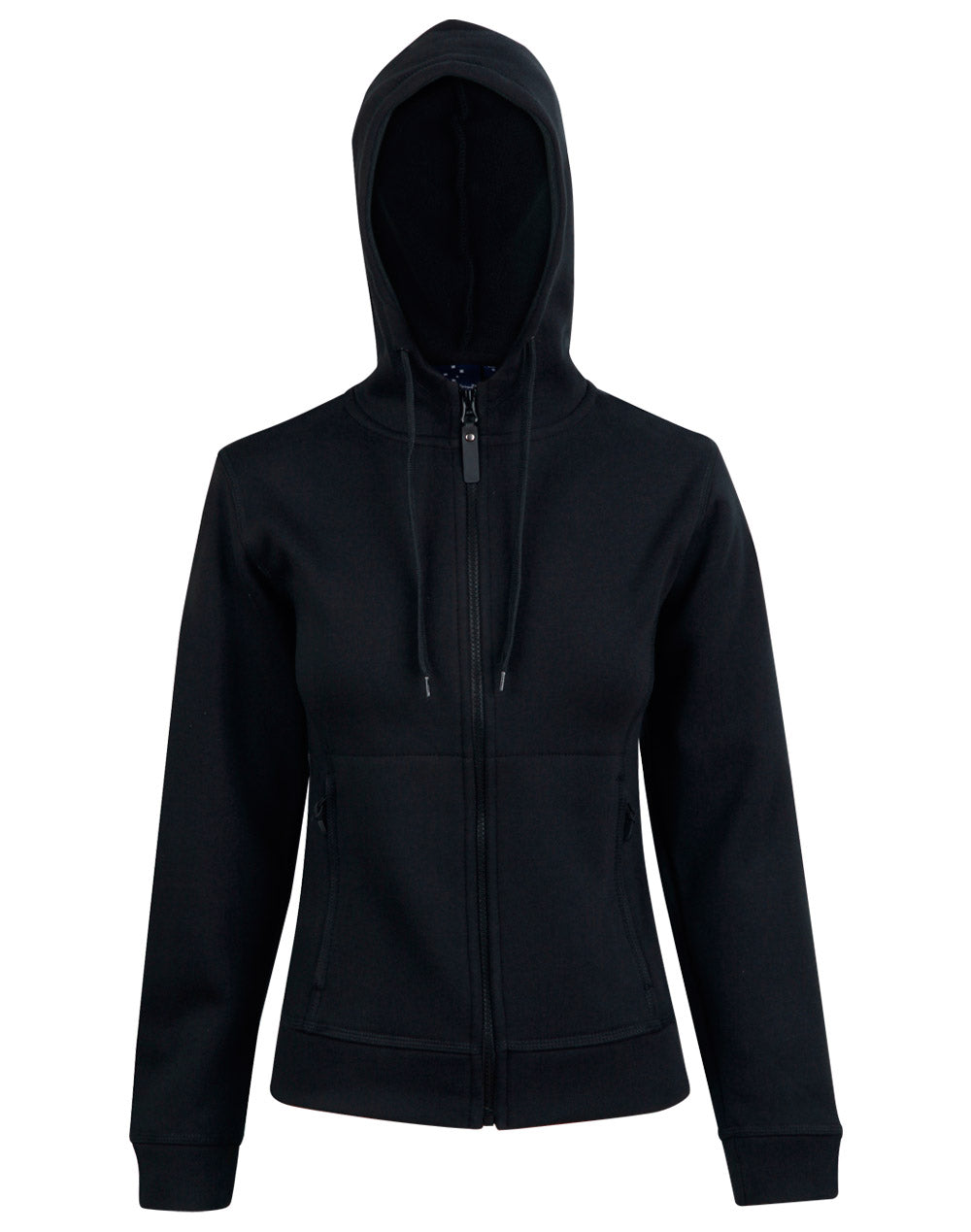 Ladies' Full Zip Contrast Fleece Hoodie - FL18