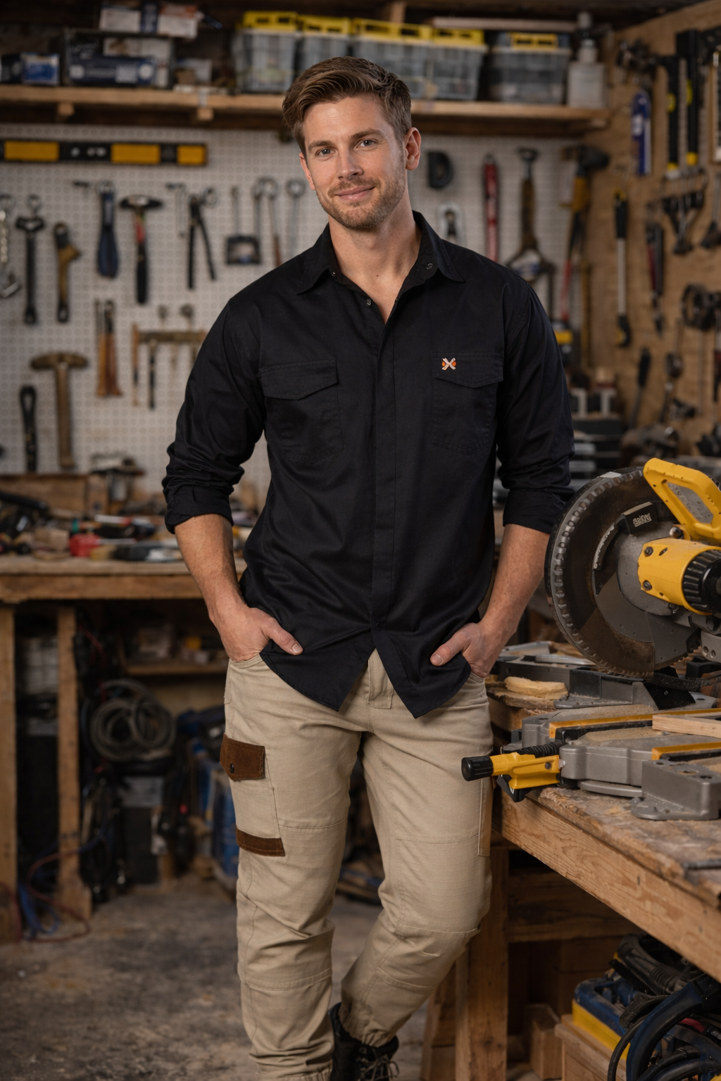 AIWX Workwear L/S Shirt - WT10