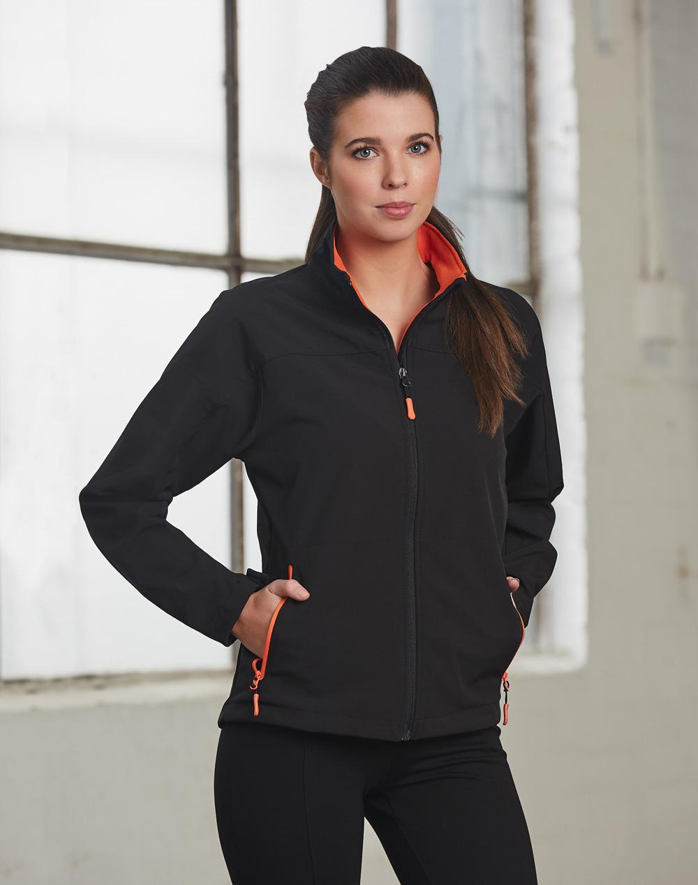 Ladies' Softshell Contrast Jacket - JK16