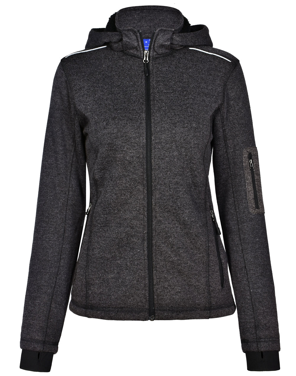 Ladies' Heather Bonded Fleece Jacket - JK42
