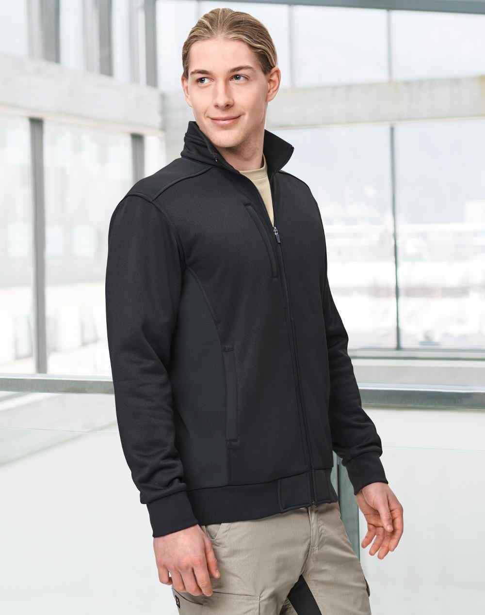 Men's Jacquard Fleece Jacket - JK57