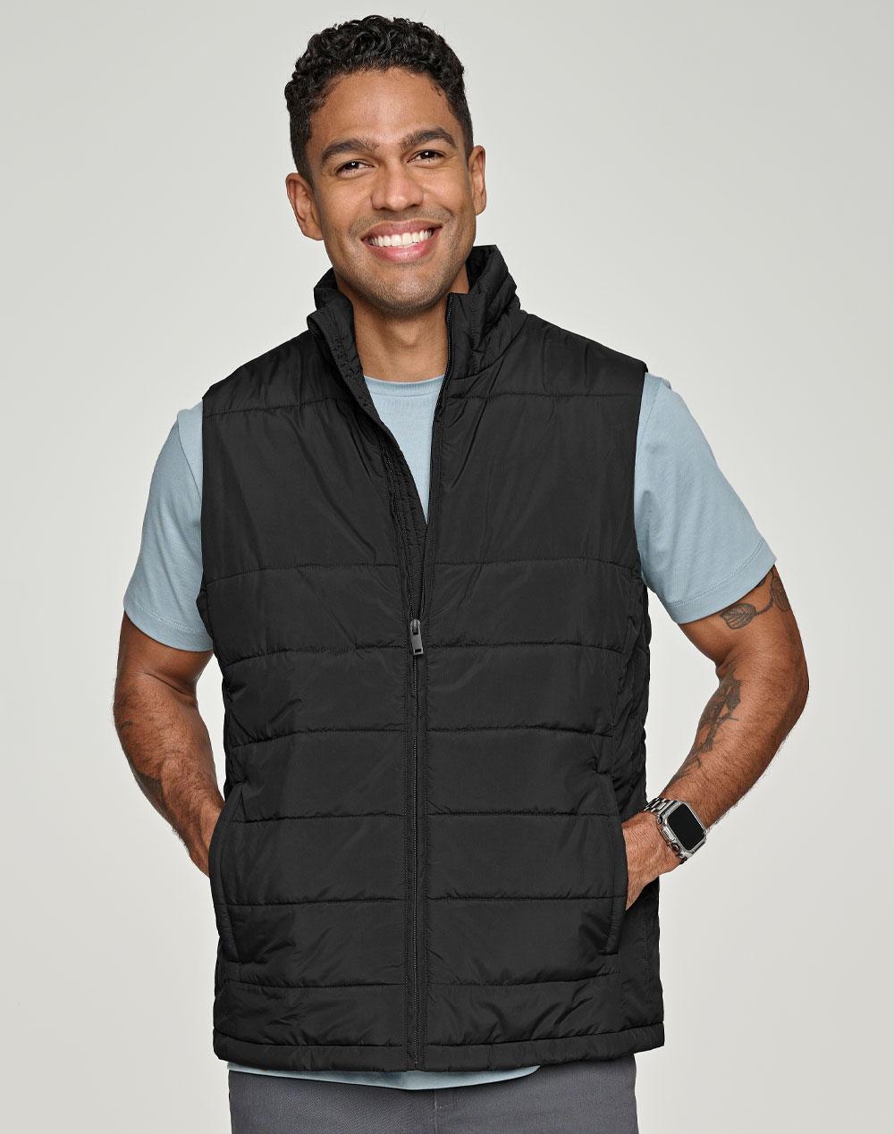 Men's Sustainable Insulated Puffer Vest (3D Cut) - JK61