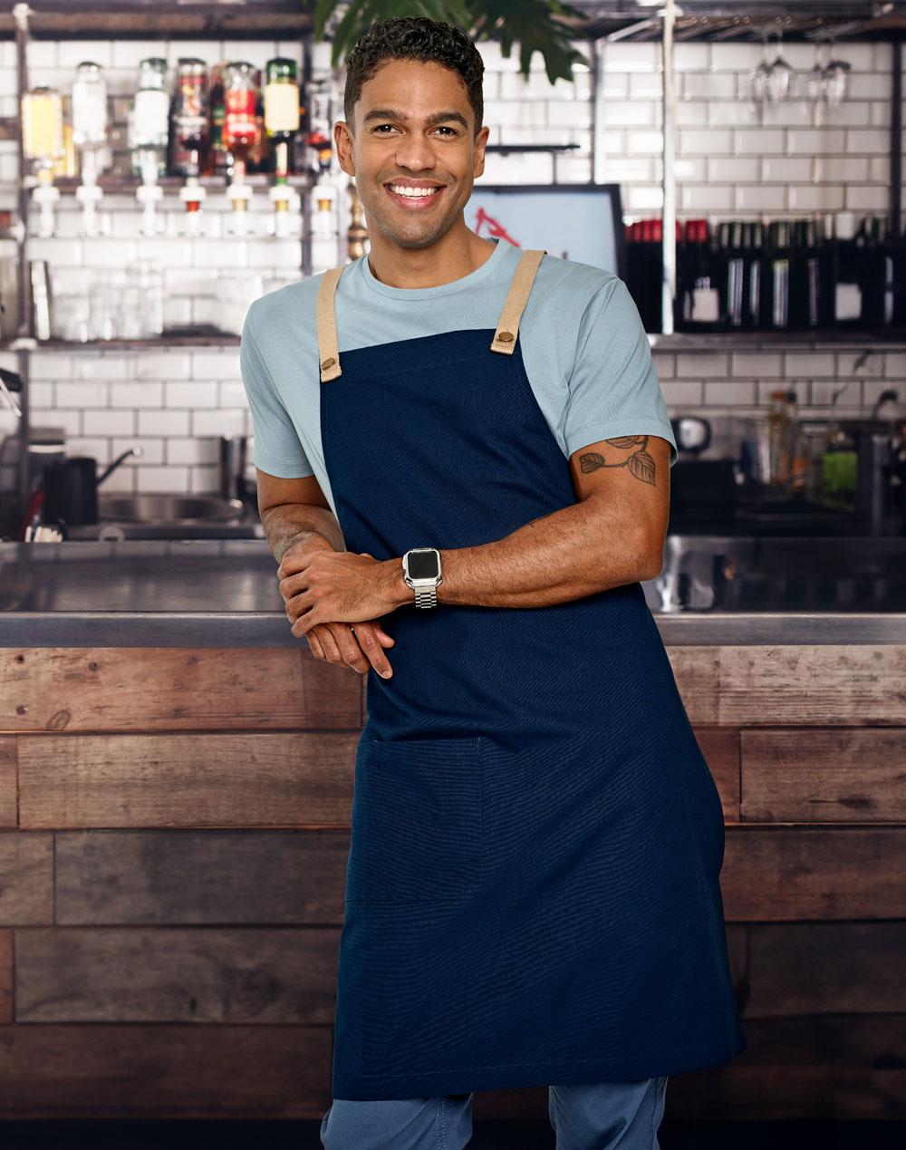 Canvas Bib Apron - AP07(M3200)