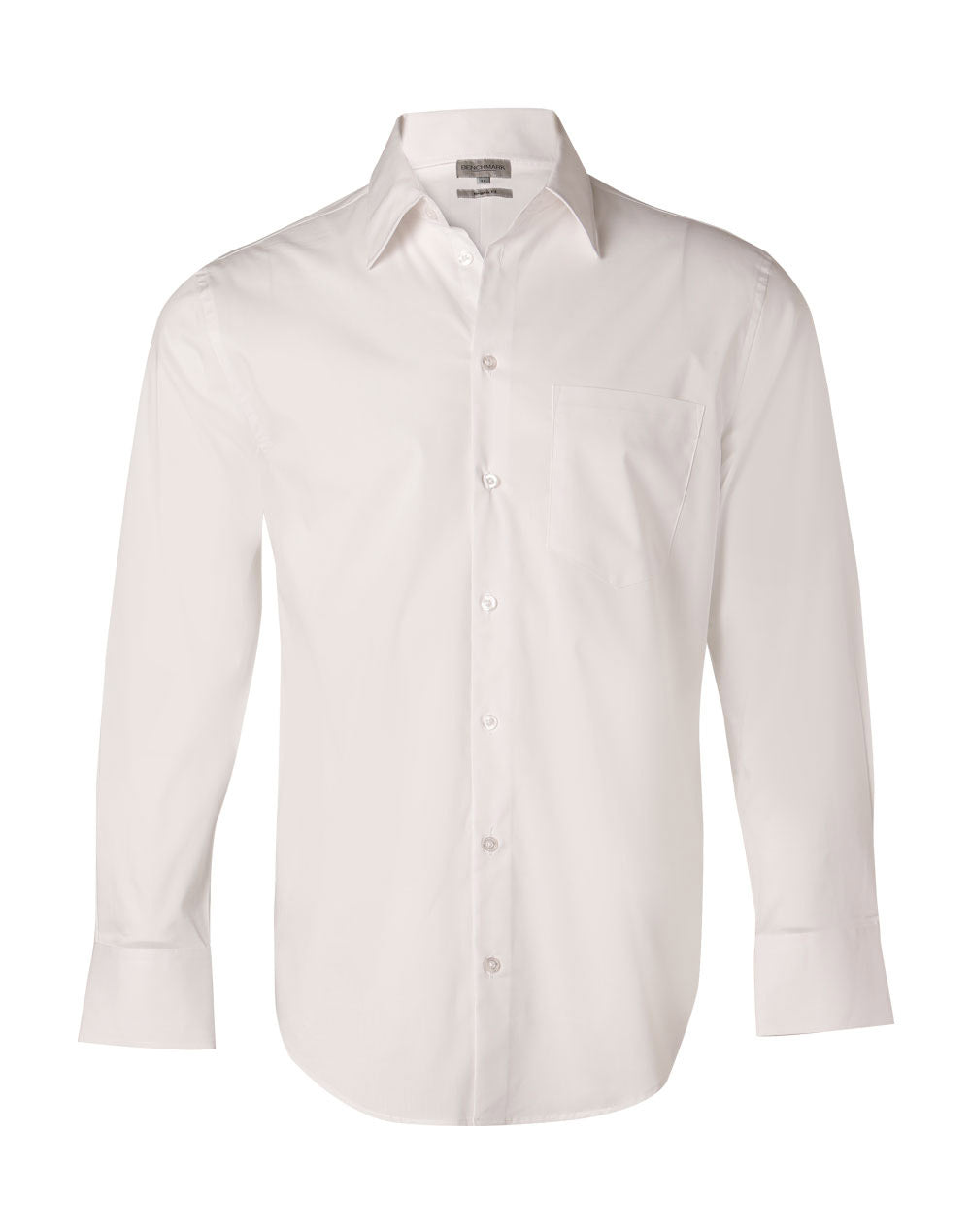 Men's Cotton/Poly Stretch L/S Shirt - M7020L
