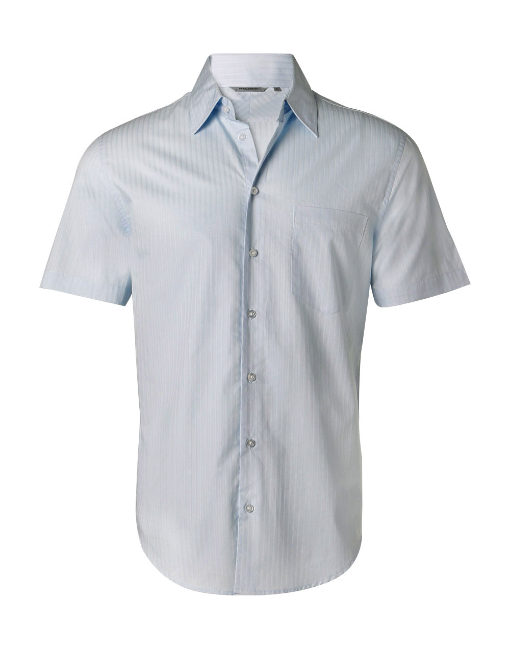Men's Self Stripe S/S Shirt - M7100S
