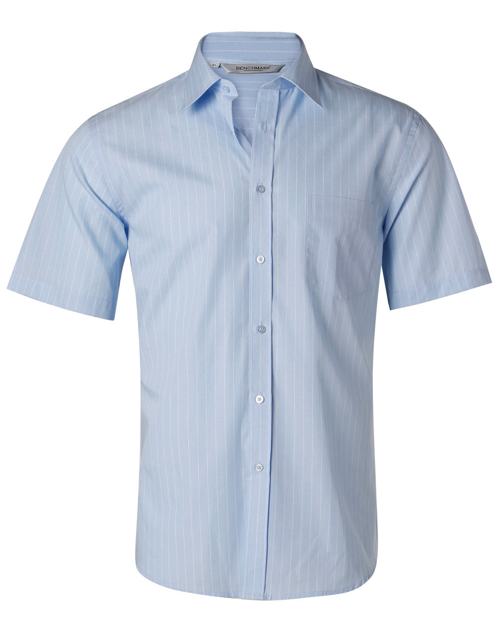 Men's Pin Stripe Short Sleeve Shirt - M7221