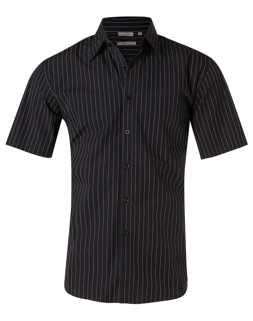 Men's Pin Stripe Short Sleeve Shirt - M7221