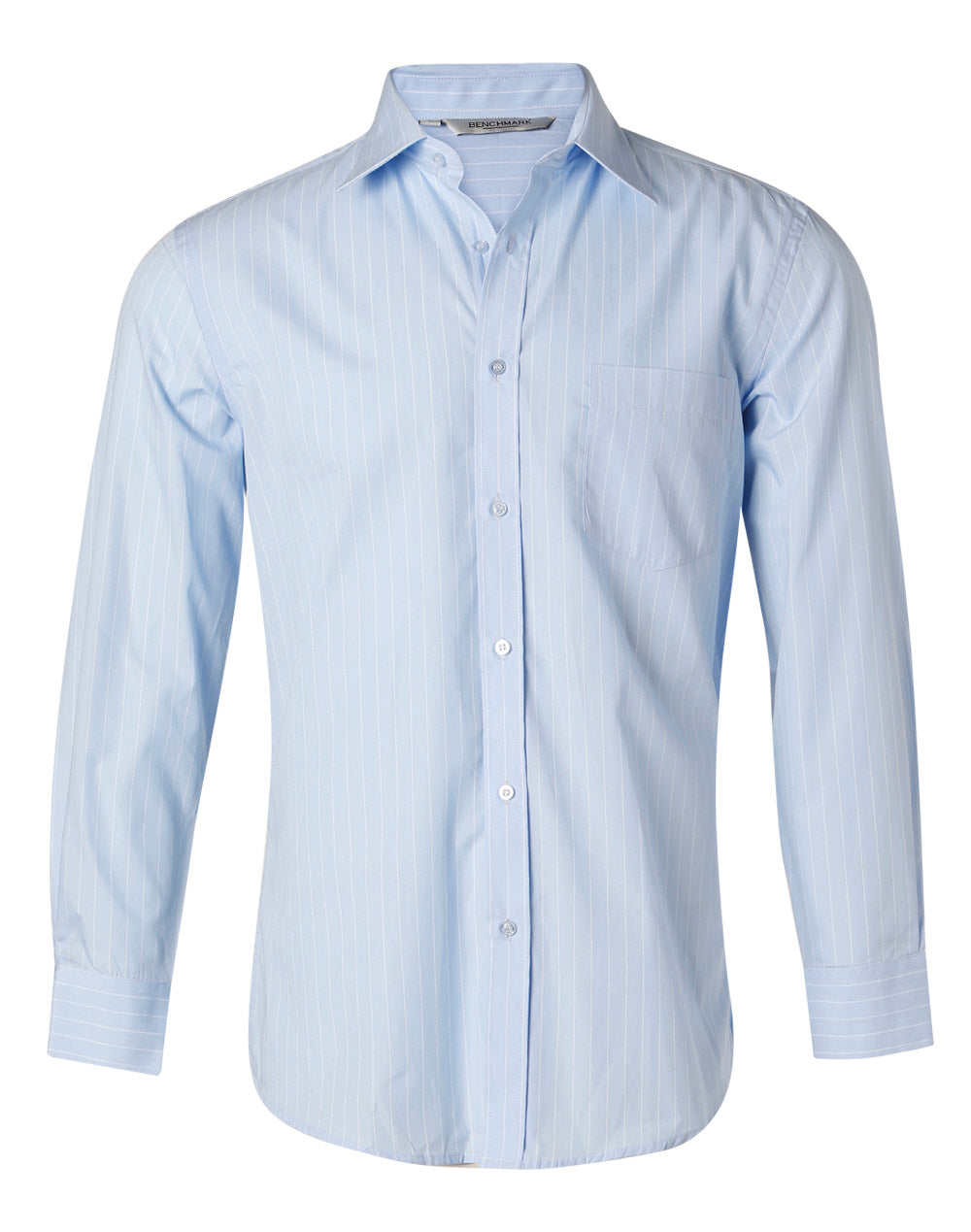 Men's Pin Stripe Long Sleeve Shirt - M7222