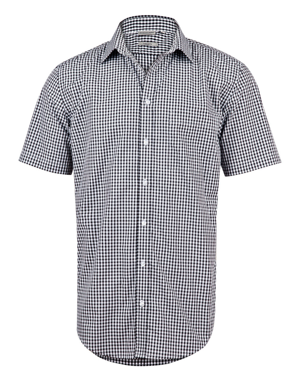 Men's Gingham Check S/S Shirt - M7300S