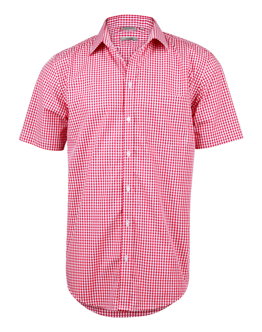 Men's Gingham Check S/S Shirt - M7300S