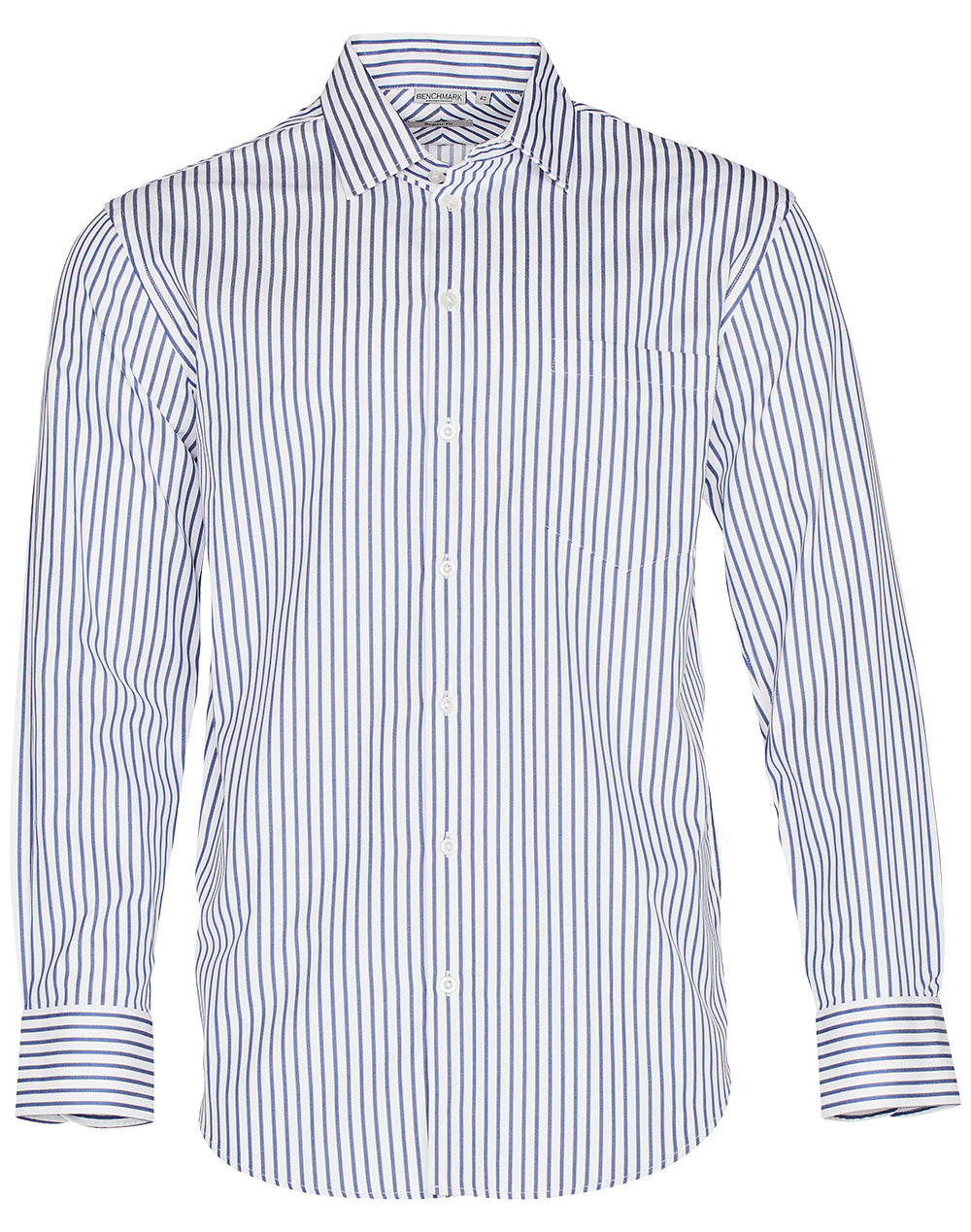 Men’s Sateen Stripe L/S Shirt - M7310L
