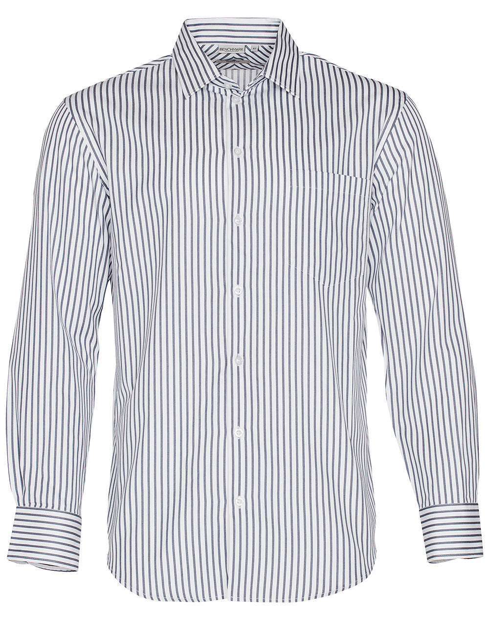 Men’s Sateen Stripe L/S Shirt - M7310L