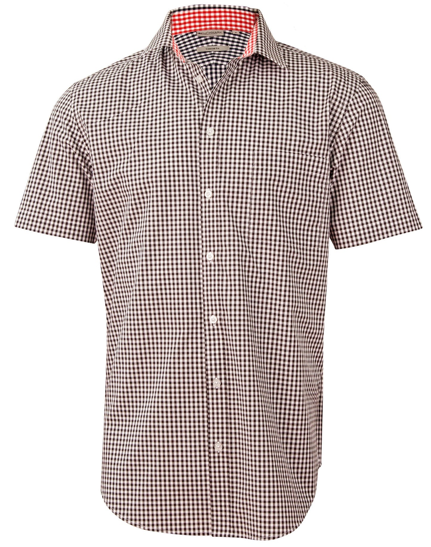 Men's Gingham Check S/S Shirt - M7330S