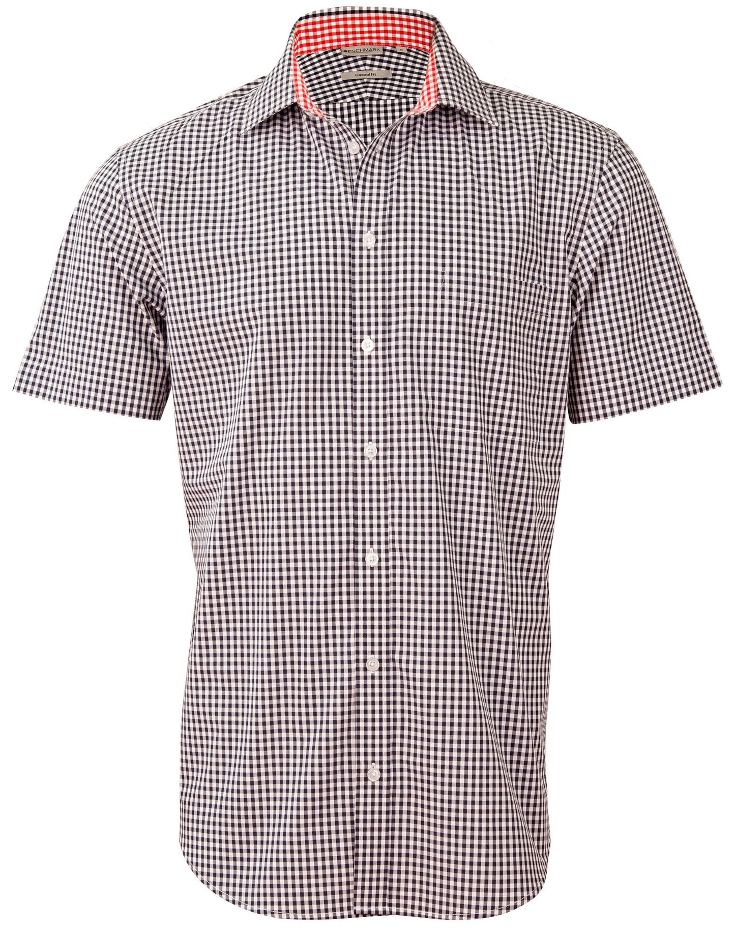 Men's Gingham Check S/S Shirt - M7330S