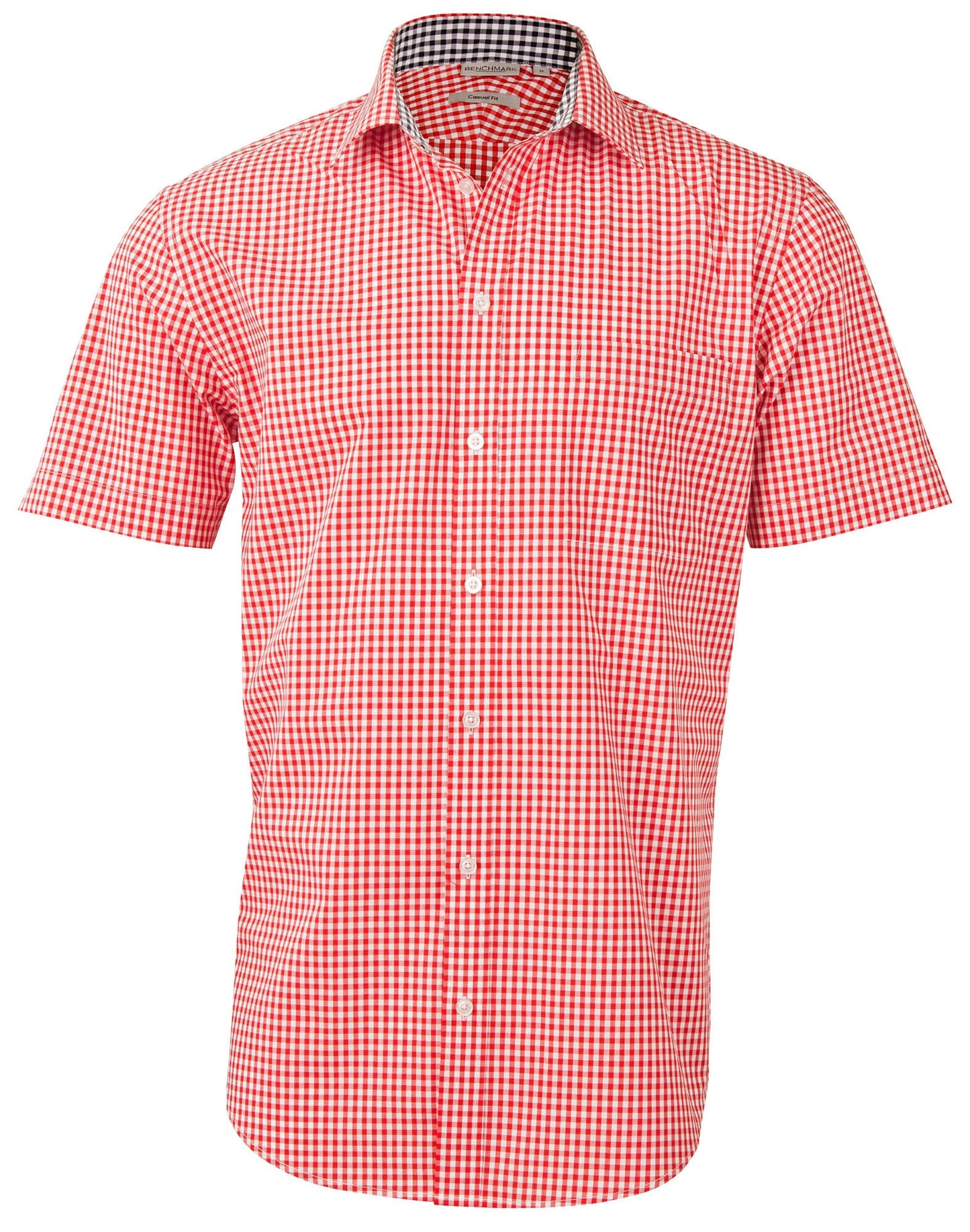 Men's Gingham Check S/S Shirt - M7330S