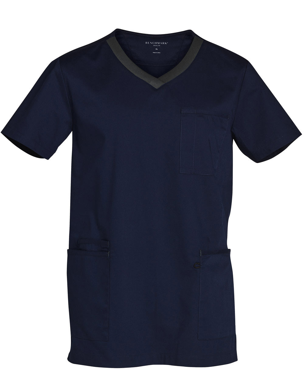 Men's Contrast Colour S/S Scrub Top - M7650
