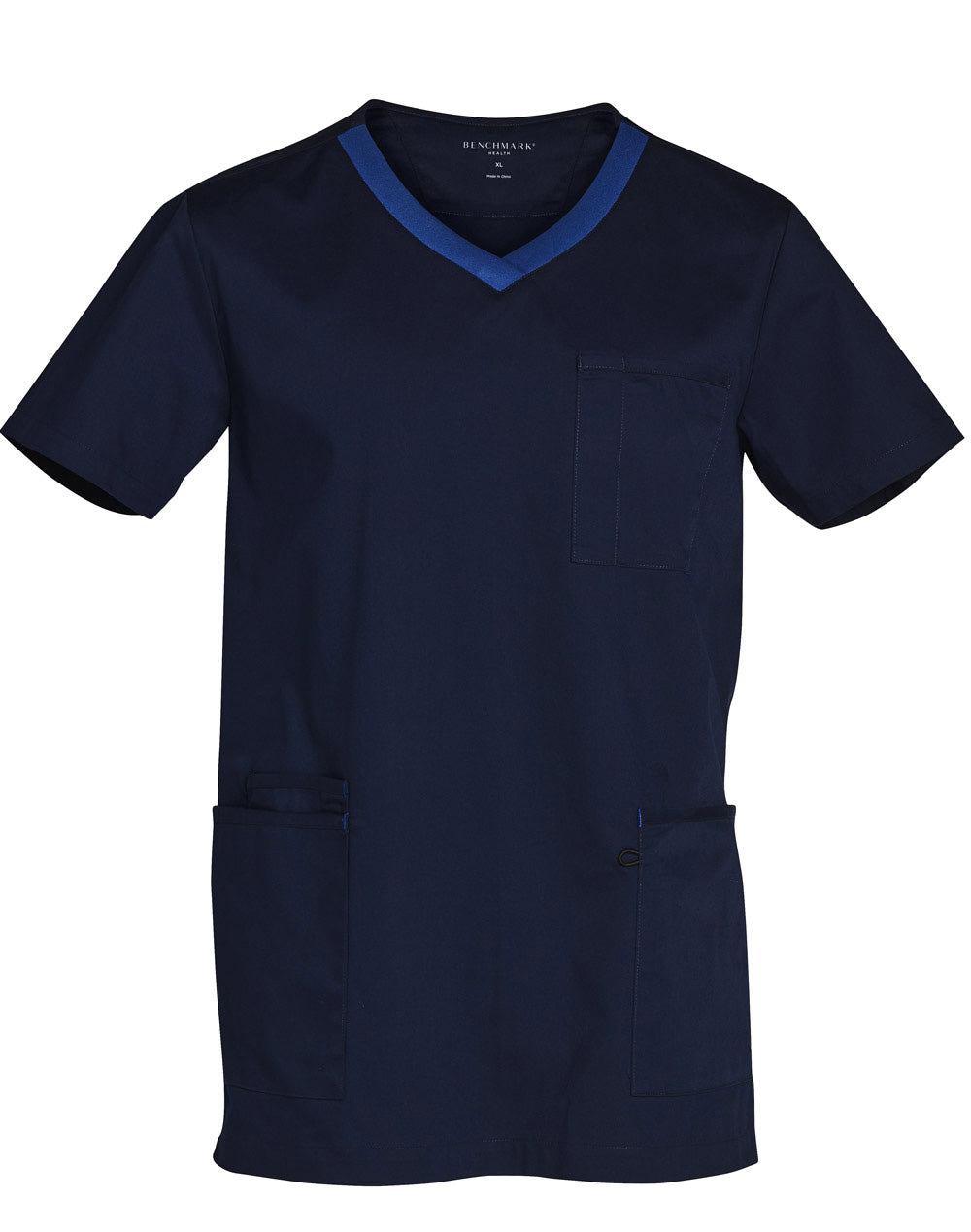 Men's Contrast Colour S/S Scrub Top - M7650
